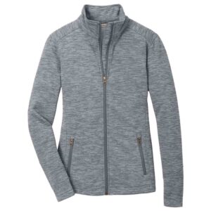 Port Authority® Digi Stripe Fleece Jacket - Ladies